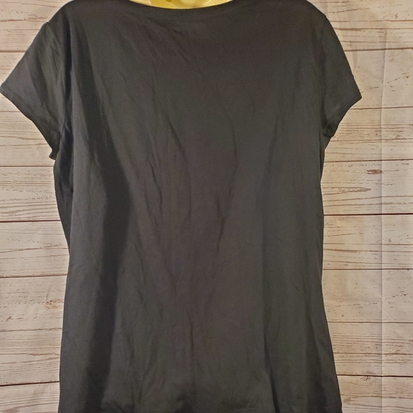 New York & Company Black Tee - Picture 5 of 7